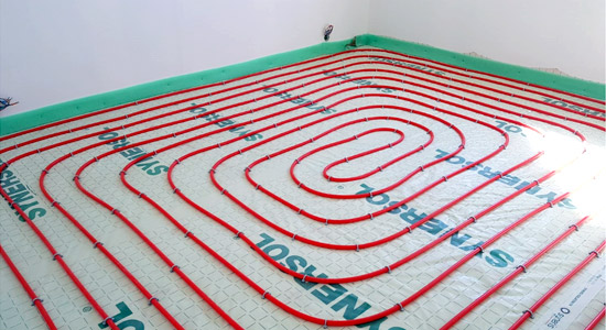 Chauffage au sol dans un appartement